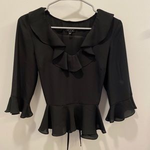 Topshop Black Blouse